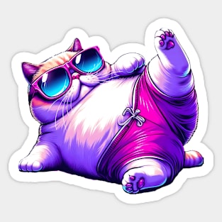 Rad cat Sticker